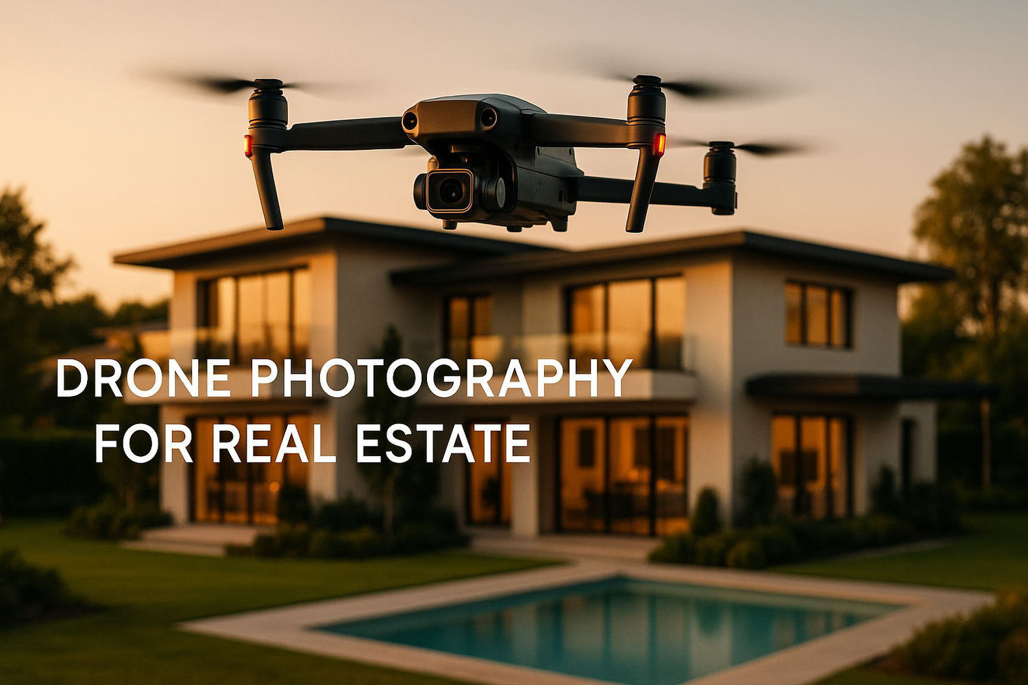 i need a hero image for the top of my page, it needs to be related to drone photography for real estate agents